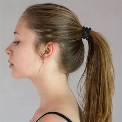 30pcs Solid Hair Ties Elastic Ponytail Holder for Thick Hair