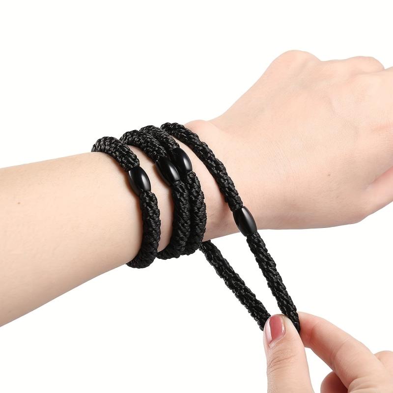 30pcs Solid Hair Ties Elastic Ponytail Holder for Thick Hair