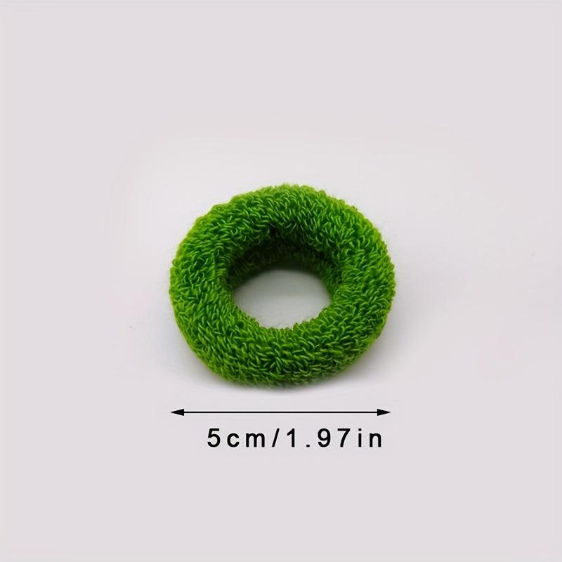 Y2K Colorful Hair Tie Thickened Elastic Hair Rope