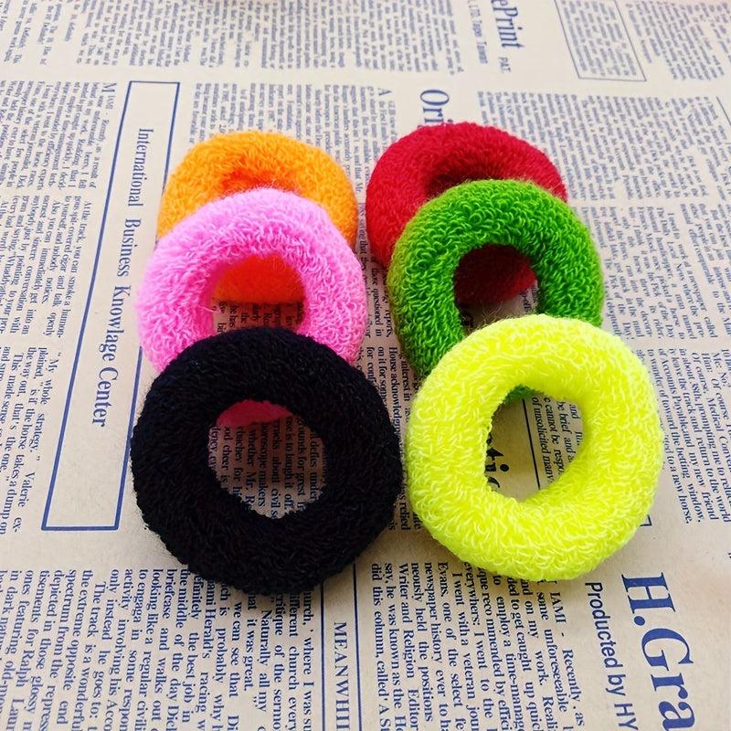Y2K Colorful Hair Tie Thickened Elastic Hair Rope