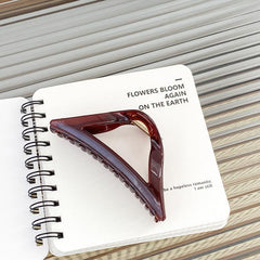 Solid Triangle Hair Claw Clip Jaw Clip Temperament Clip Hair Accessories