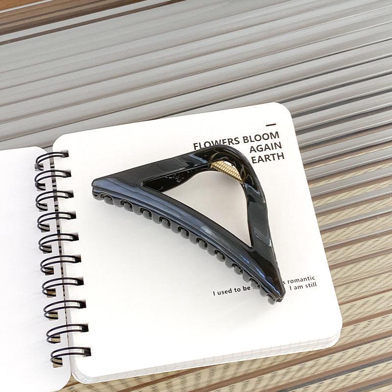 Solid Triangle Hair Claw Clip Jaw Clip Temperament Clip Hair Accessories