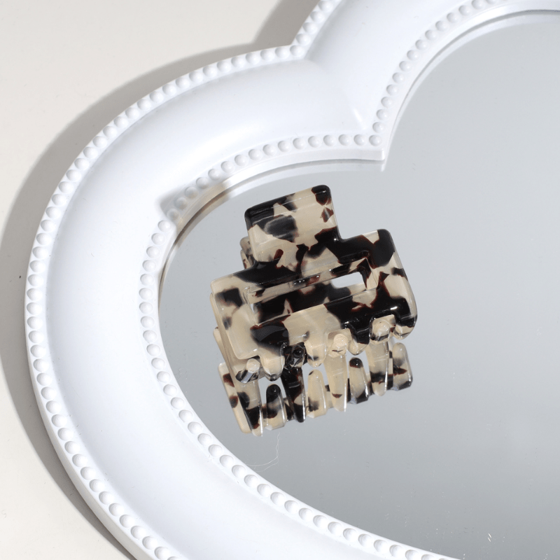 Leopard Print Hair Claw Plaid Pattern Hollow Hair Claw Hair Accessories