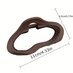 Matte Hollow Hair Claw Large Cloud Shape Hair Clip for Women