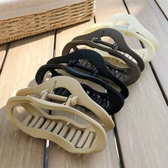 Matte Hollow Hair Claw Large Cloud Shape Hair Clip for Women