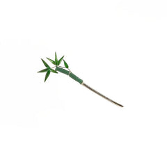 Vintage Tassel Hair Pin Chignon Hair Styling Accessory Green Bamboo