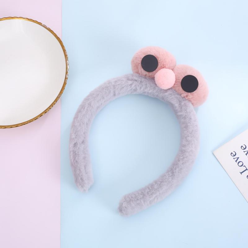 Fuzzy Cartoon Animal Headband for Girls