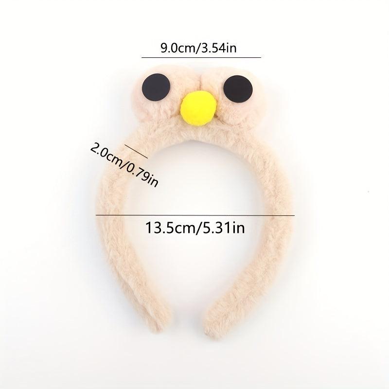 Fuzzy Cartoon Animal Headband for Girls