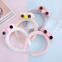 Fuzzy Cartoon Animal Headband for Girls