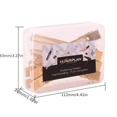 Golden Duck Billed Clip Hair Accessories