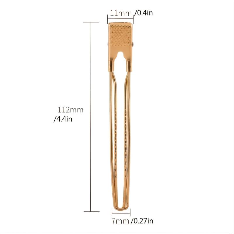 Golden Duck Billed Clip Hair Accessories