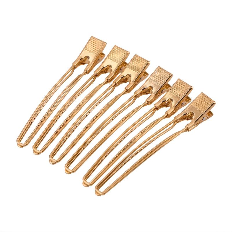 Golden Duck Billed Clip Hair Accessories