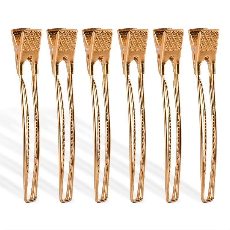 Golden Duck Billed Clip Hair Accessories