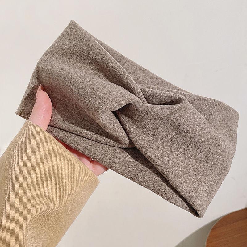 Solid Wideband Hairband for Women