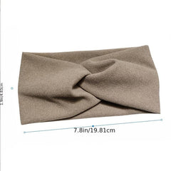 Solid Wideband Hairband for Women