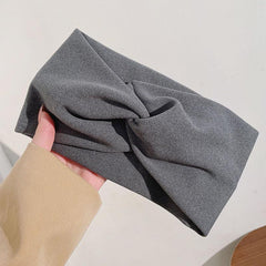Solid Wideband Hairband for Women