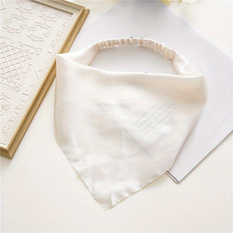 Solid Cloth Headband Kerchief Head Bandanas Scarf Hair Accessories