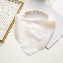 Solid Cloth Headband Kerchief Head Bandanas Scarf Hair Accessories