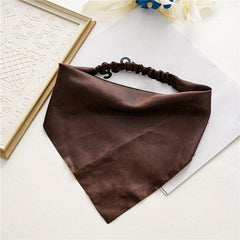 Solid Cloth Headband Kerchief Head Bandanas Scarf Hair Accessories