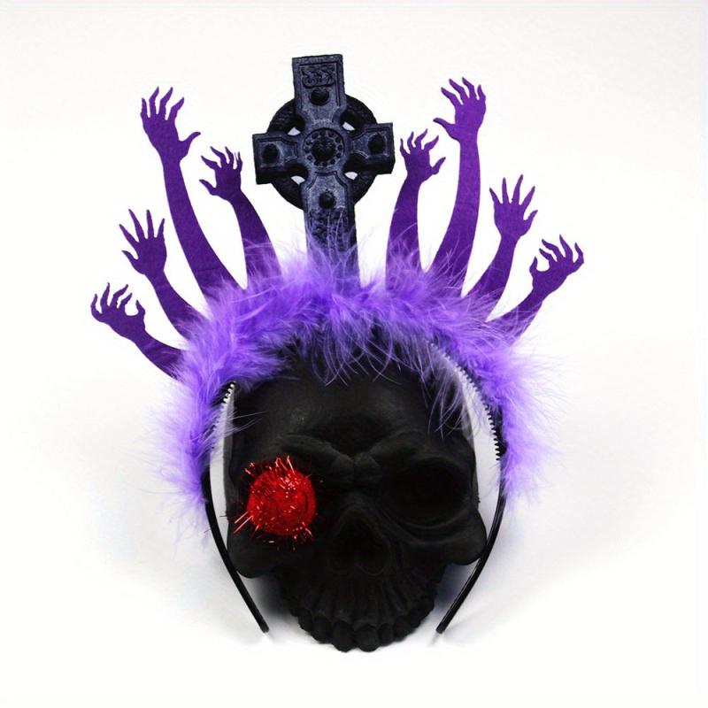 Halloween Zombie Arms Decor Headband Horror Graveyard Hair Band