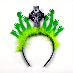 Halloween Zombie Arms Decor Headband Horror Graveyard Hair Band