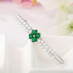 Flower Zircon Hair Clip Side Clip Bangs Clip Head Jewelry Hair Accessories
