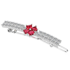 Flower Zircon Hair Clip Side Clip Bangs Clip Head Jewelry Hair Accessories