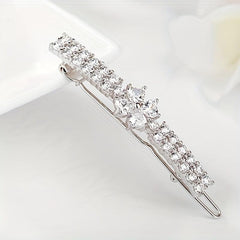 Flower Zircon Hair Clip Side Clip Bangs Clip Head Jewelry Hair Accessories