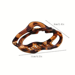 2pcs Hollow Hair Claw Clip Ponytail Holder for Women