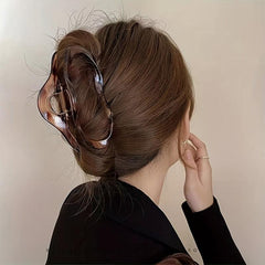 2pcs Hollow Hair Claw Clip Ponytail Holder for Women