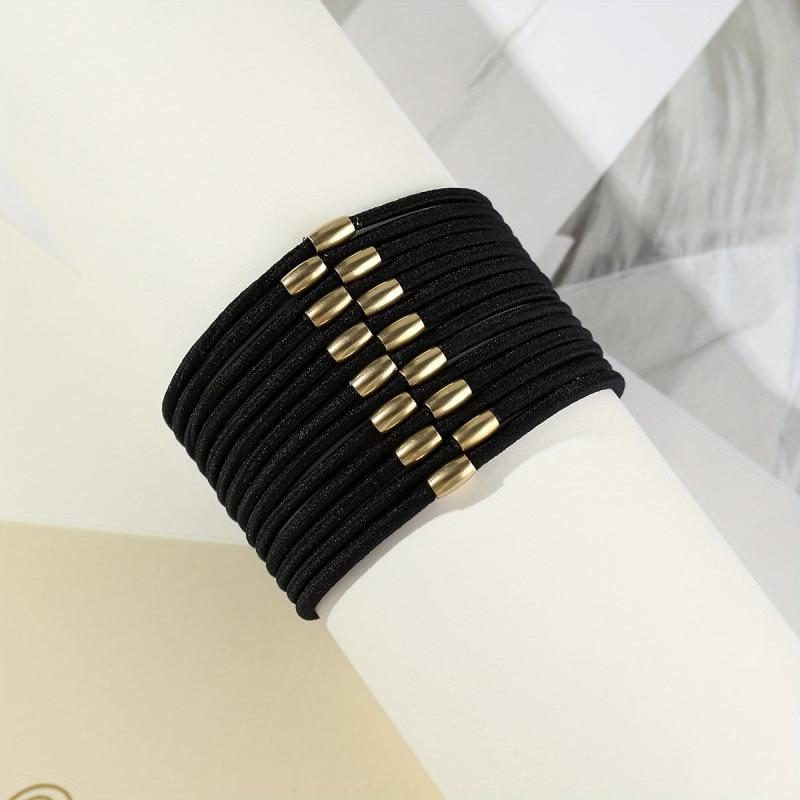 50pcs Ladies Style Hair Tie High Elastic Hair Rope Hair Rubber Band