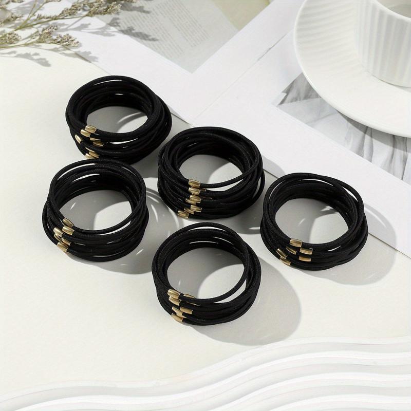 50pcs Ladies Style Hair Tie High Elastic Hair Rope Hair Rubber Band