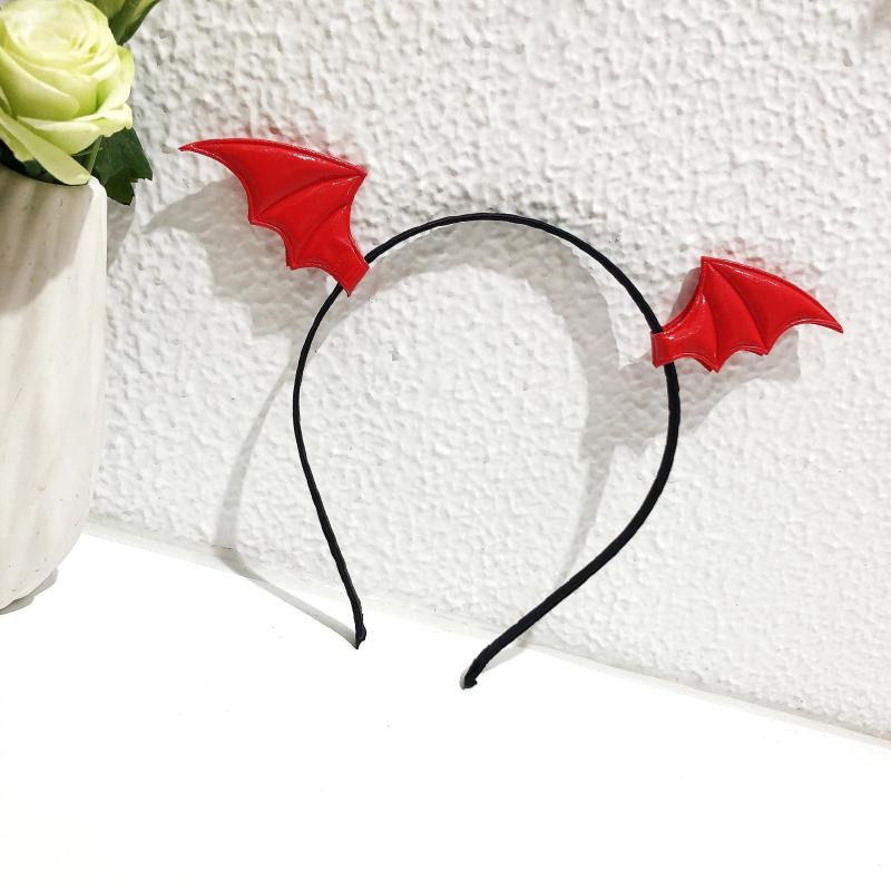 Halloween Bat Headband Funny Bat Wings Hair Hoop for Cosplay Party