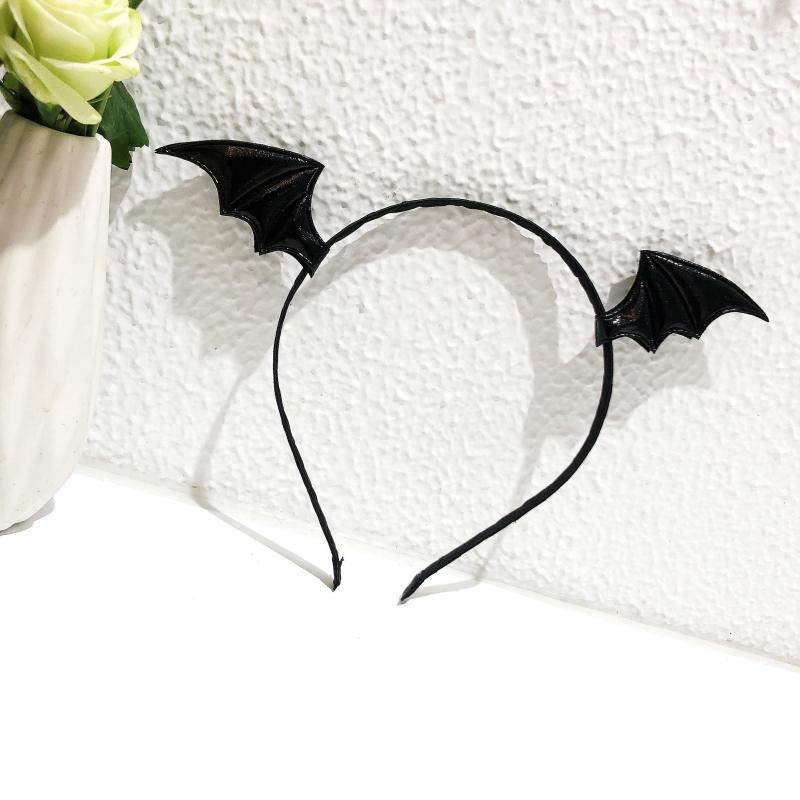 Halloween Bat Headband Funny Bat Wings Hair Hoop for Cosplay Party
