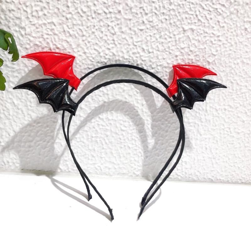 Halloween Bat Headband Funny Bat Wings Hair Hoop for Cosplay Party