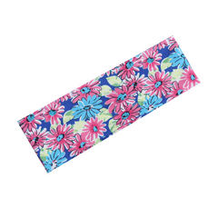 Flower Printed Headband Sports Yoga Sweat Absorption Elastic Hairband
