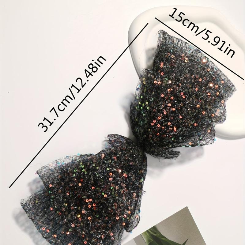Large Mesh Sequin Hair Clip French Barrette Hair Accessories