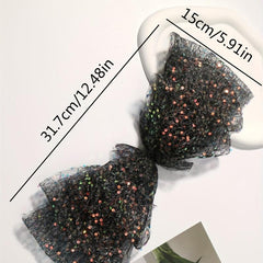 Large Mesh Sequin Hair Clip French Barrette Hair Accessories