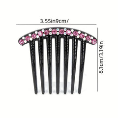 Rhinestone Hair Comb Hair Accessories Crystal Hairpin Retro Hair Comb Headwear