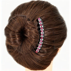 Rhinestone Hair Comb Hair Accessories Crystal Hairpin Retro Hair Comb Headwear