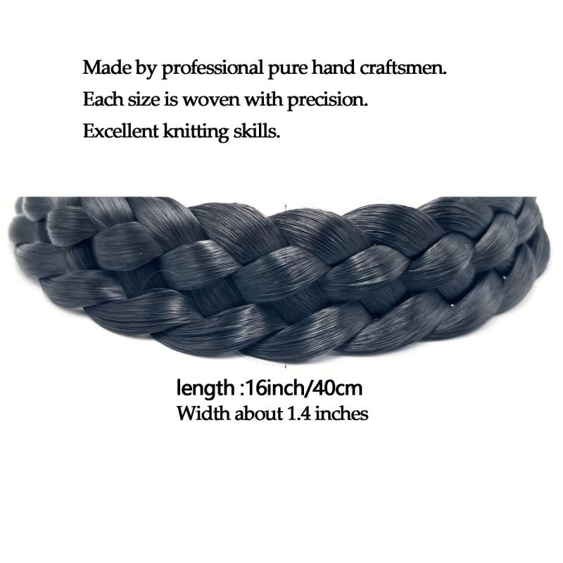 Braided Hair Band 5 Strands Wig Headband Synthetic Wig Hair Accessories