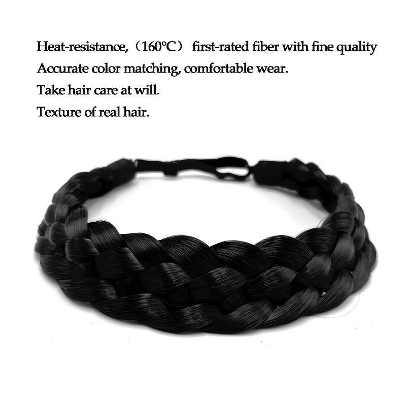 Braided Hair Band 5 Strands Wig Headband Synthetic Wig Hair Accessories