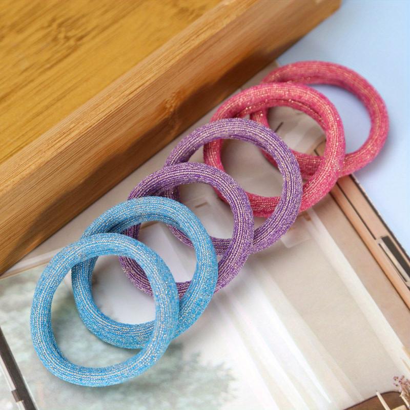 Sequin Hair Ties No Damage Hair Style Accessory