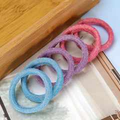 Sequin Hair Ties No Damage Hair Style Accessory