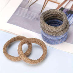 Sequin Hair Ties No Damage Hair Style Accessory