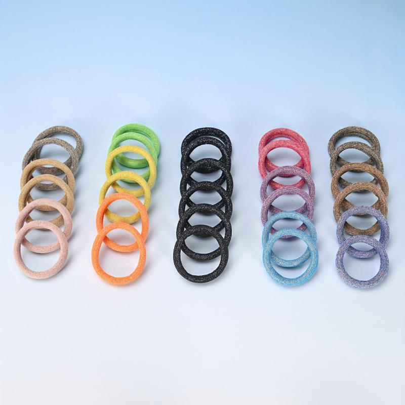 Sequin Hair Ties No Damage Hair Style Accessory