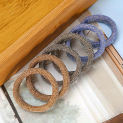 Sequin Hair Ties No Damage Hair Style Accessory