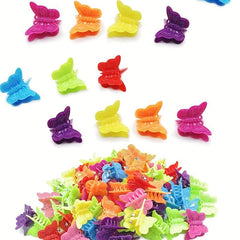 50pcs Butterfly Hair Claw Minimalist Accessory