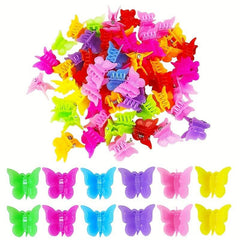 50pcs Butterfly Hair Claw Minimalist Accessory