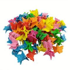 50pcs Butterfly Hair Claw Minimalist Accessory